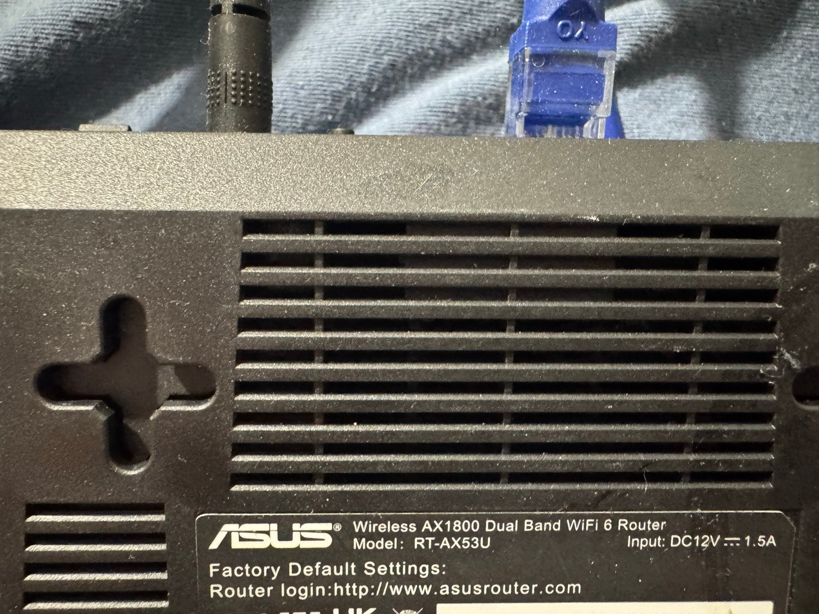 ASUS RT-AX53U AX1800 Dual Band WiFi 6 Router, Computers en Software, Routers en Modems, Ophalen of Verzenden, Gebruikt, Router