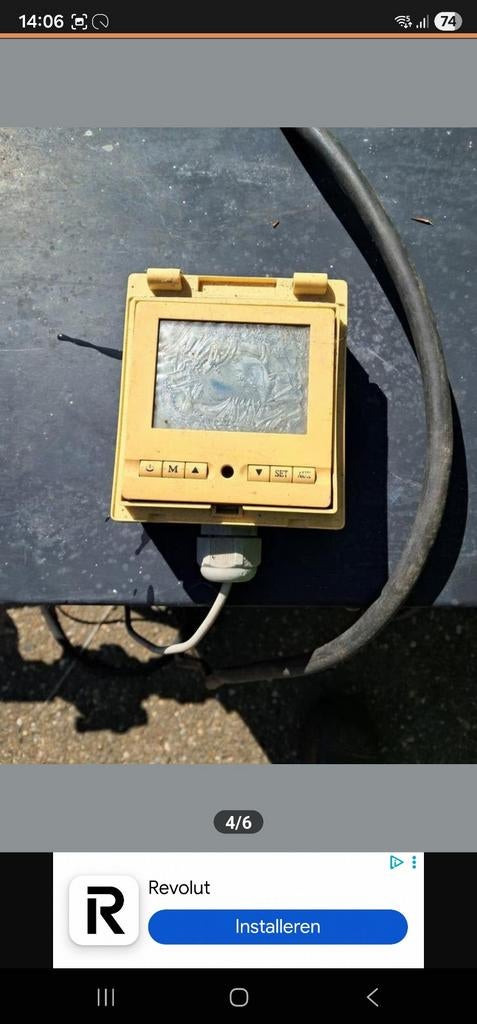 Handyman gezocht - Vervangen digitale thermostaatcontroller, Witgoed en Apparatuur, Airco's, Gebruikt, Verwarmen, Minder dan 60 m³