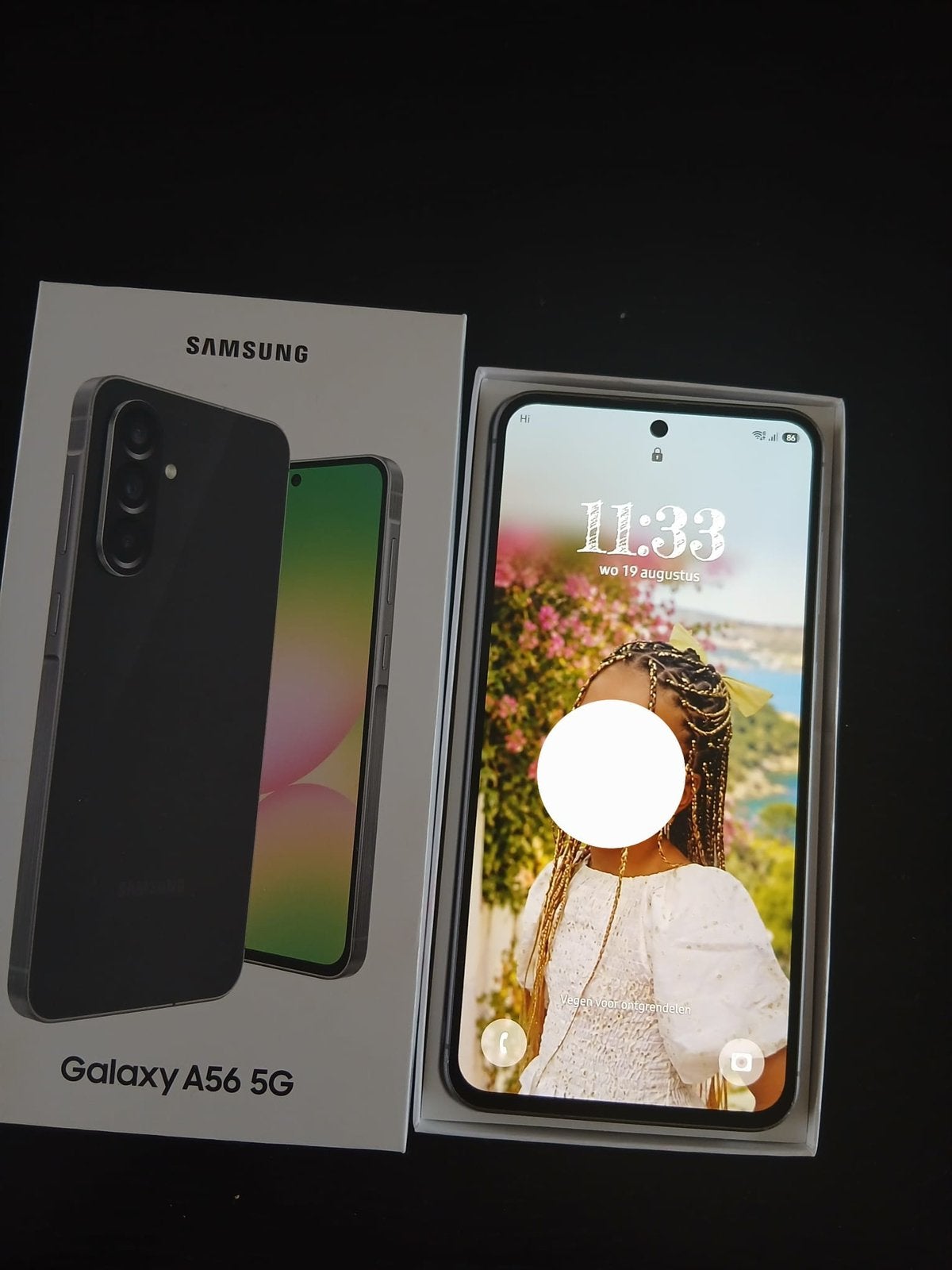 Samsung a56, Telecommunicatie, Mobiele telefoons | Samsung, Zwart, Ophalen of Verzenden, Zo goed als nieuw, 128 GB
