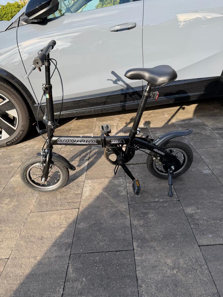 WANDIDA Opvouwbare Fiets - Compact en Handig, Fietsen en Brommers, Gebruikt, Velgrem, 14 tot 16 inch, Totaal opvouwbaar