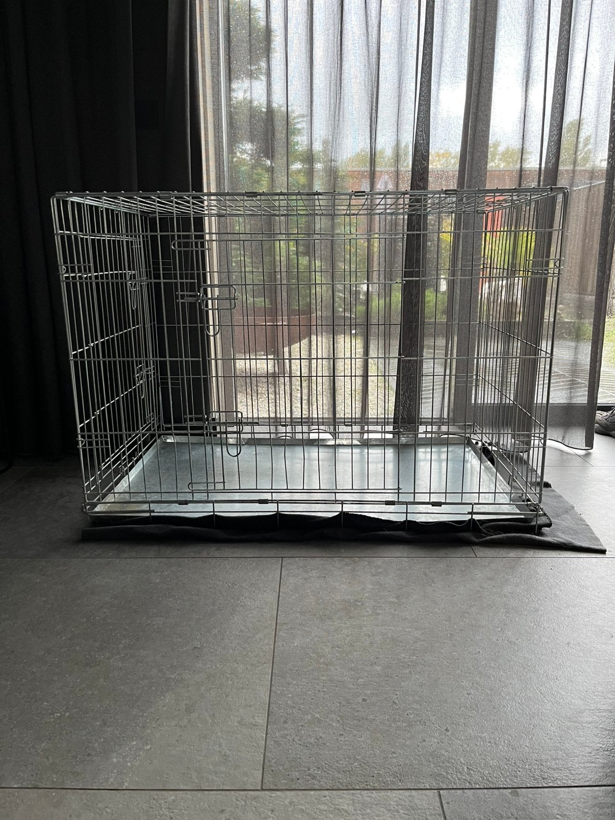 Grote hondenbench 107 x 69 x 77 cm, Ophalen, Gebruikt