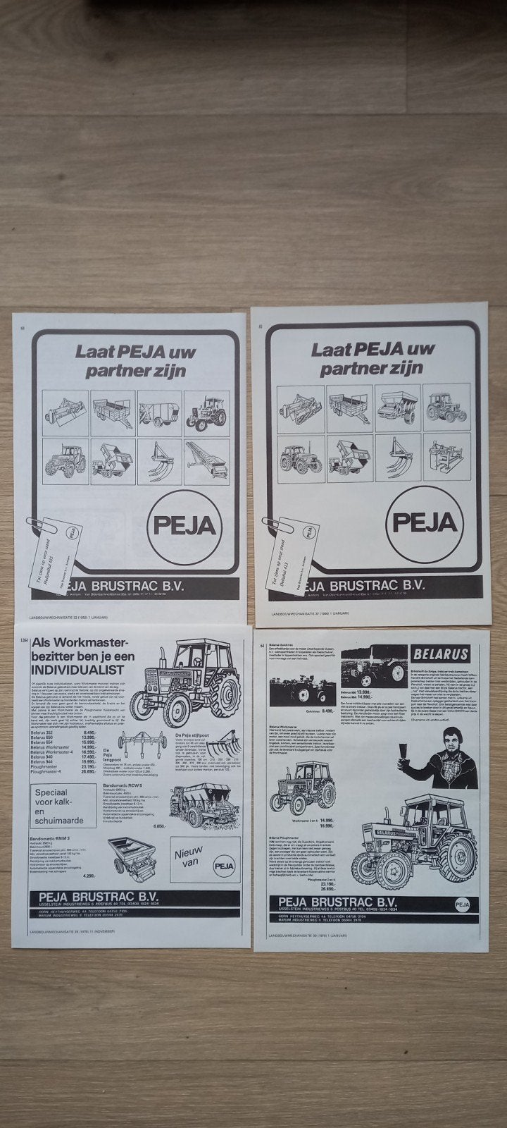 R :  Belarus en Peja advertenties., Ophalen of Verzenden, 1920 tot 1940, Tijdschrift