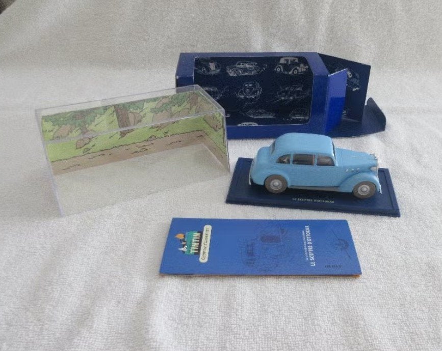 Kuifje auto Cadillac La Salle uit De Scepter van Ottokar ., Ophalen of Verzenden, Kuifje, Zo goed als nieuw, Beeldje of Figuurtje
