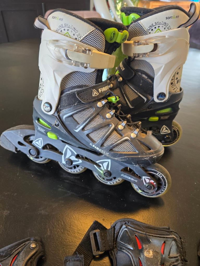Firefly inline skates met beschermers, Ophalen of Verzenden, Gebruikt, Overige typen, Overige merken