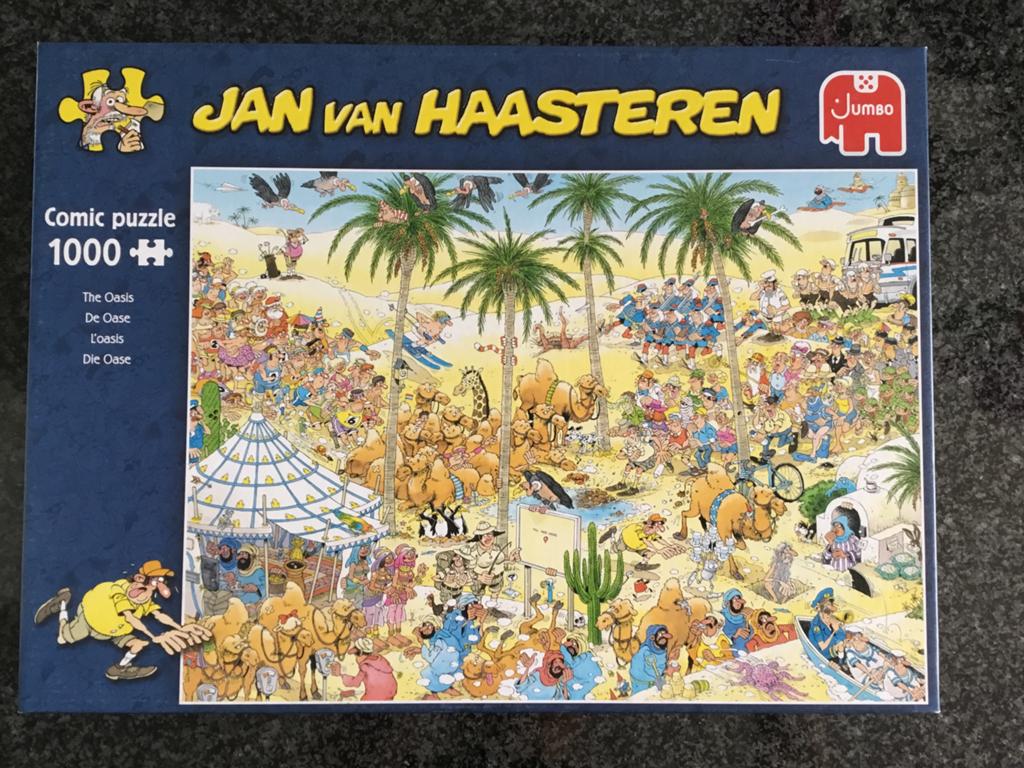 Jan van Haasteren puzzel 1000 stukjes, Hobby en Vrije tijd, Denksport en Puzzels, Ophalen, 500 t/m 1500 stukjes, Zo goed als nieuw