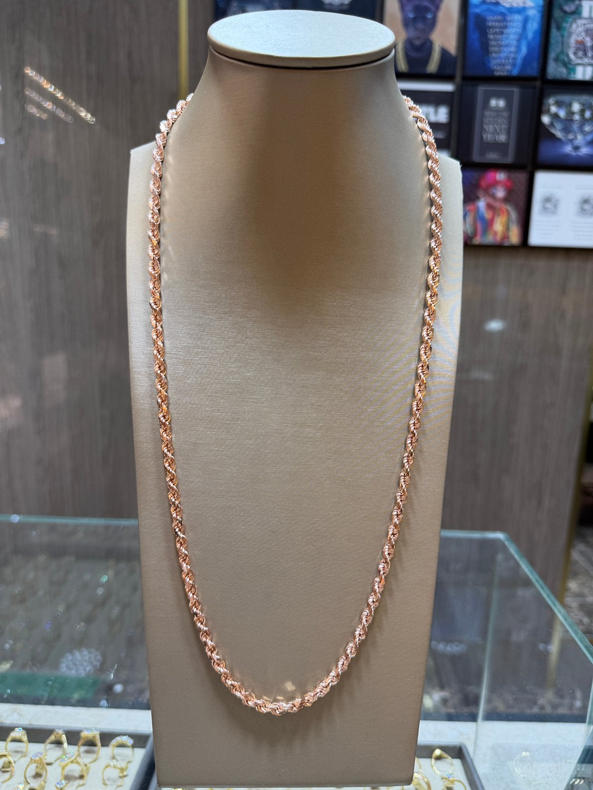 14KT Goud - 55.24 Gram - Ketting - ROPE - Herenketting, Sieraden, Tassen en Uiterlijk, Kettingen, Ophalen, Nieuw, Goud