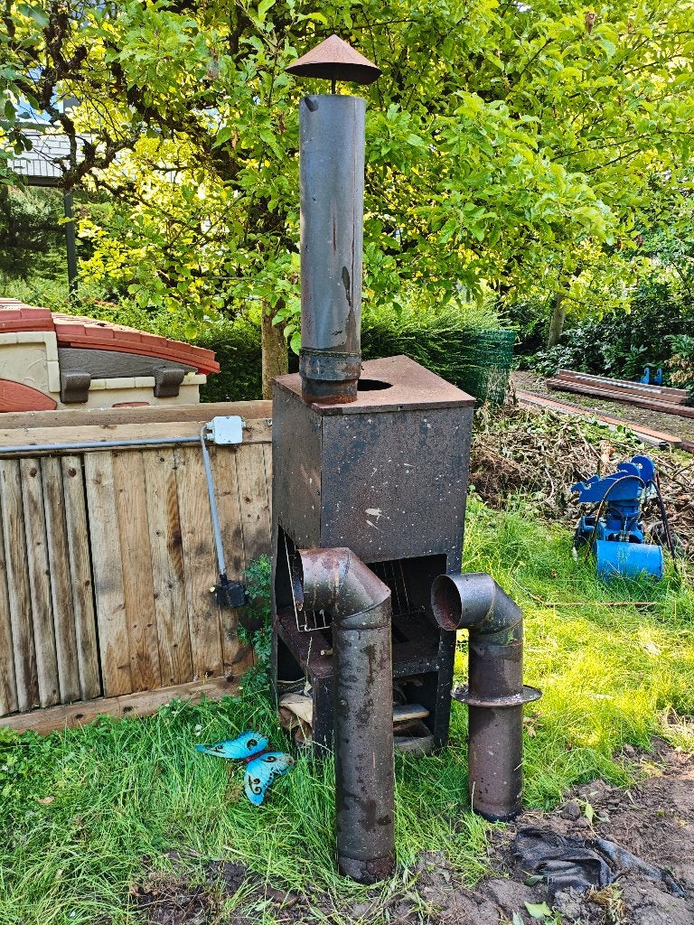 Buitenkachel, Tuin en Terras, Ophalen, Gebruikt