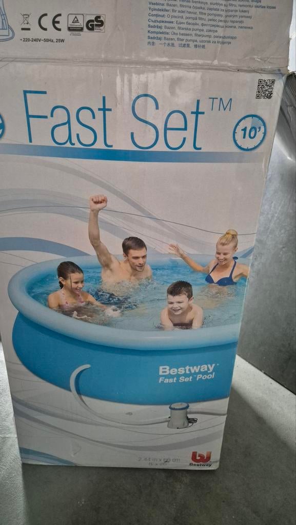 Gratis Fast Set zwembad met pomp, Ophalen, Gebruikt, Rond, Opzetzwembad