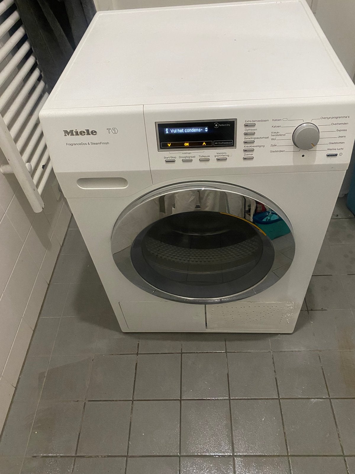 Wasdroger Miele warmtepomp T1/FragnanceDos& SteamFinish, Witgoed en Apparatuur, Wasdrogers, Ophalen, 6 tot 8 kg, Overige typen