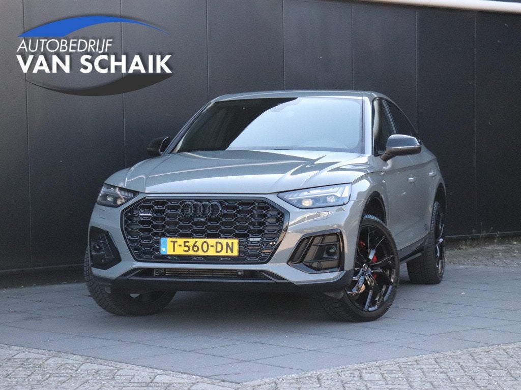 Audi Q5 Sportback 55 TFSI e S edition Competition | LEDER |, Automaat, 14 kWh, Gebruikt, 4 cilinders