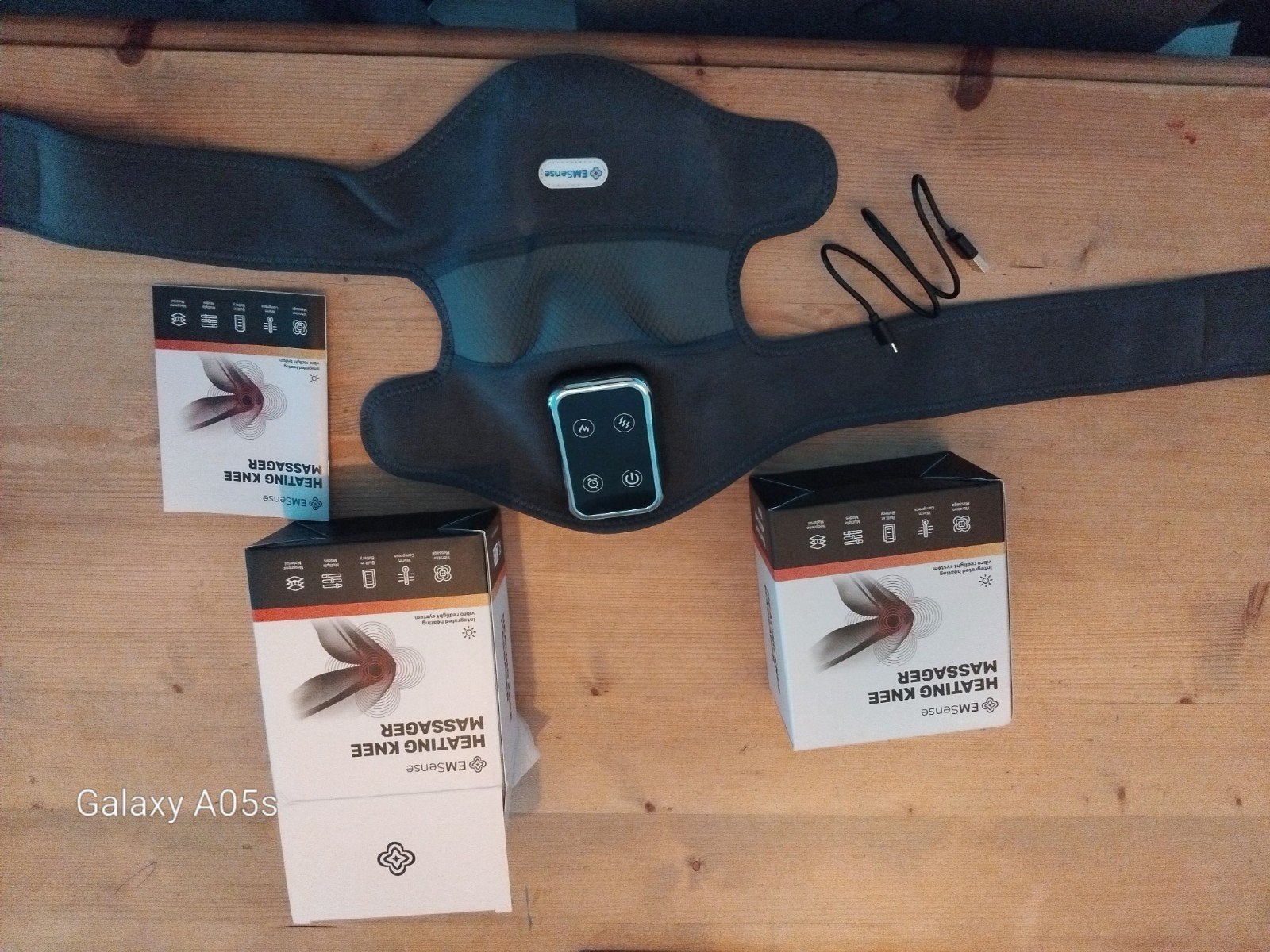 2 EMSense Verwarmde Knie Massager - Nieuw in doos, Sport en Fitness, Ophalen of Verzenden, Nieuw, Apparaat