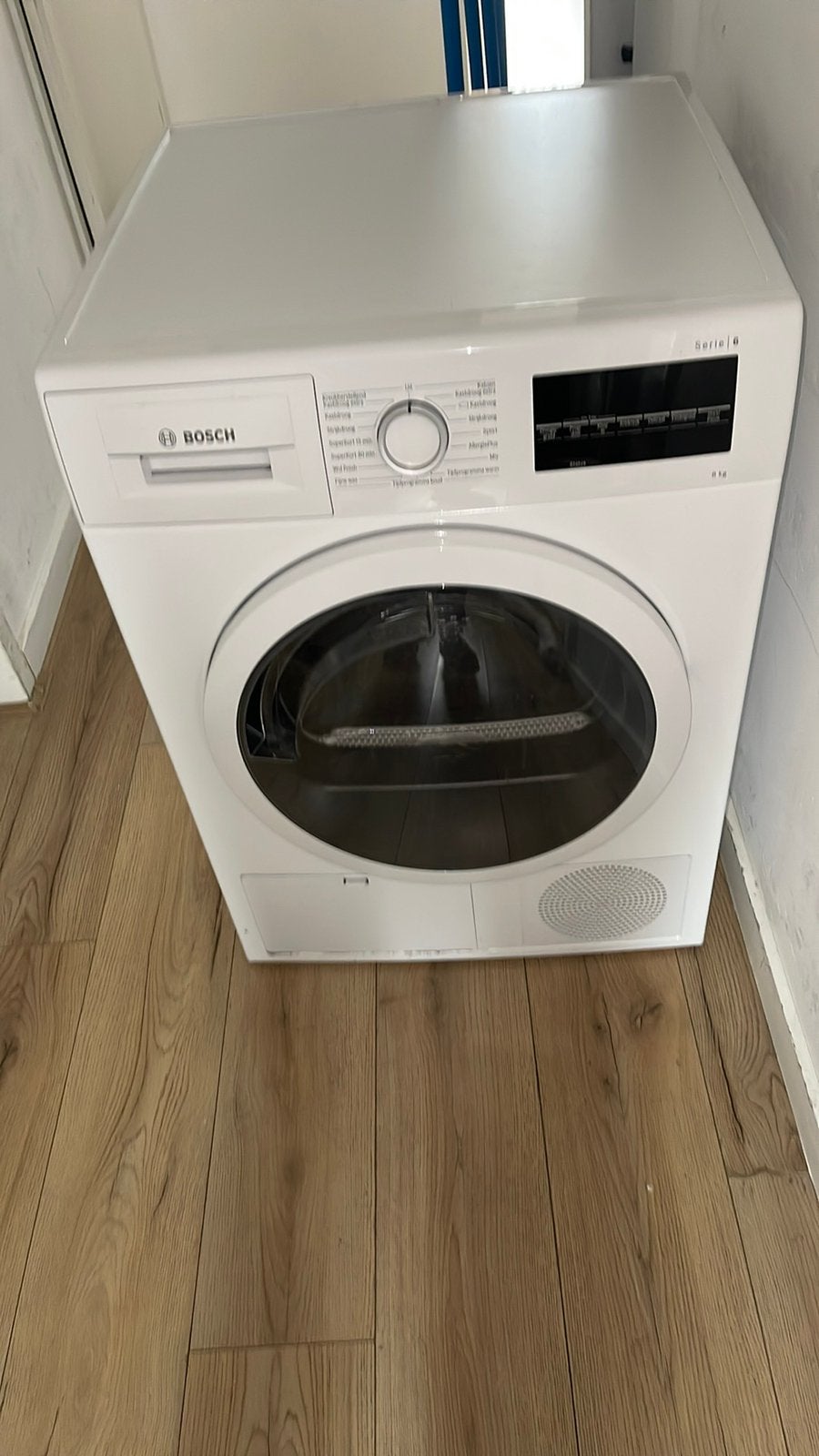 Bosch condens droger 8 kg sreie 6, Witgoed en Apparatuur, Ophalen, 6 tot 8 kg, Anti-kreukfase, Zo goed als nieuw
