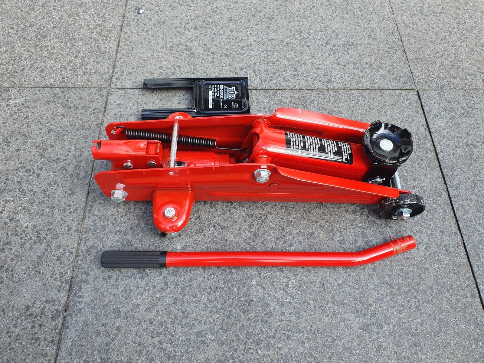 Garagekrik van TOP Craft. Tot 2000 kg, Auto diversen, Krikken, Ophalen, Gebruikt, Hydraulisch, Garagekrik