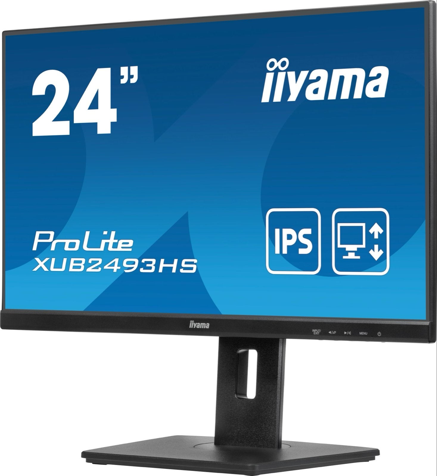 iiyama ProLite XUB2493HS-B6 | 24” IPS Full HD 100Hz Verstelb, IPS, Info@novadisplays.nl, In hoogte verstelbaar, Nieuw