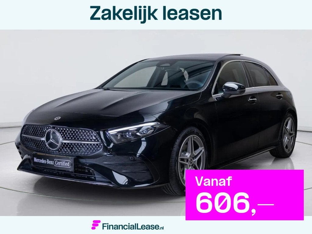 Mercedes-Benz A-Klasse Hatchback 180 Business Solution AMG P, 136 pk, 4 cilinders, Zwart, Origineel Nederlands