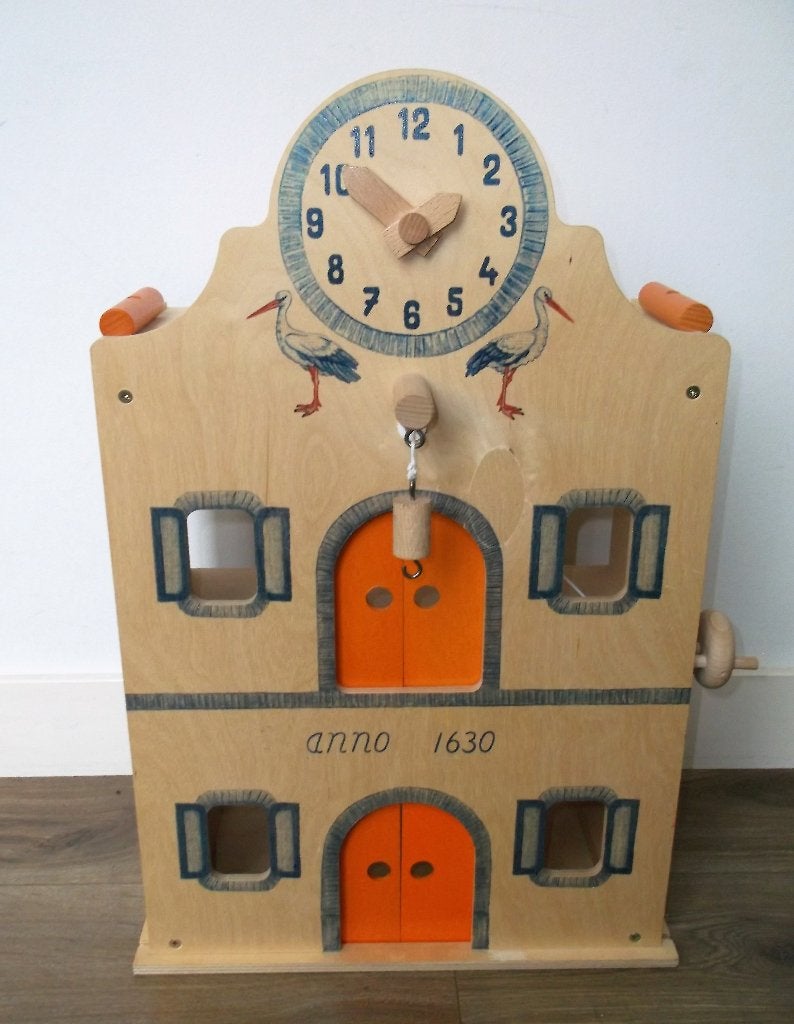 Houten Grachtpandhuis, Ophalen of Verzenden, Gebruikt