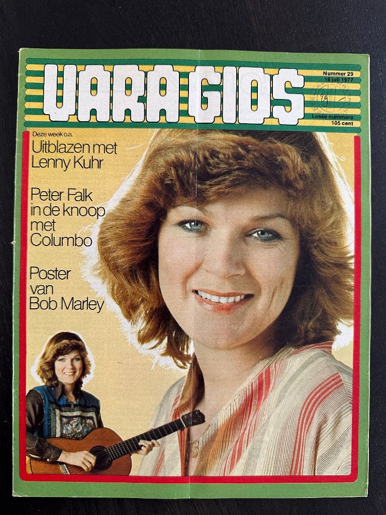 VARA Gids 16 juli 1977, Lenny Kuhr, Bob Marley, Troelstra, Boeken, Ophalen of Verzenden, Gelezen, Muziek, Film of Tv