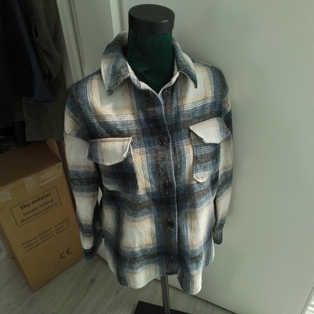 Houthakkers blouse  jasje, Kleding | Dames, Ophalen of Verzenden, Zo goed als nieuw, Blauw