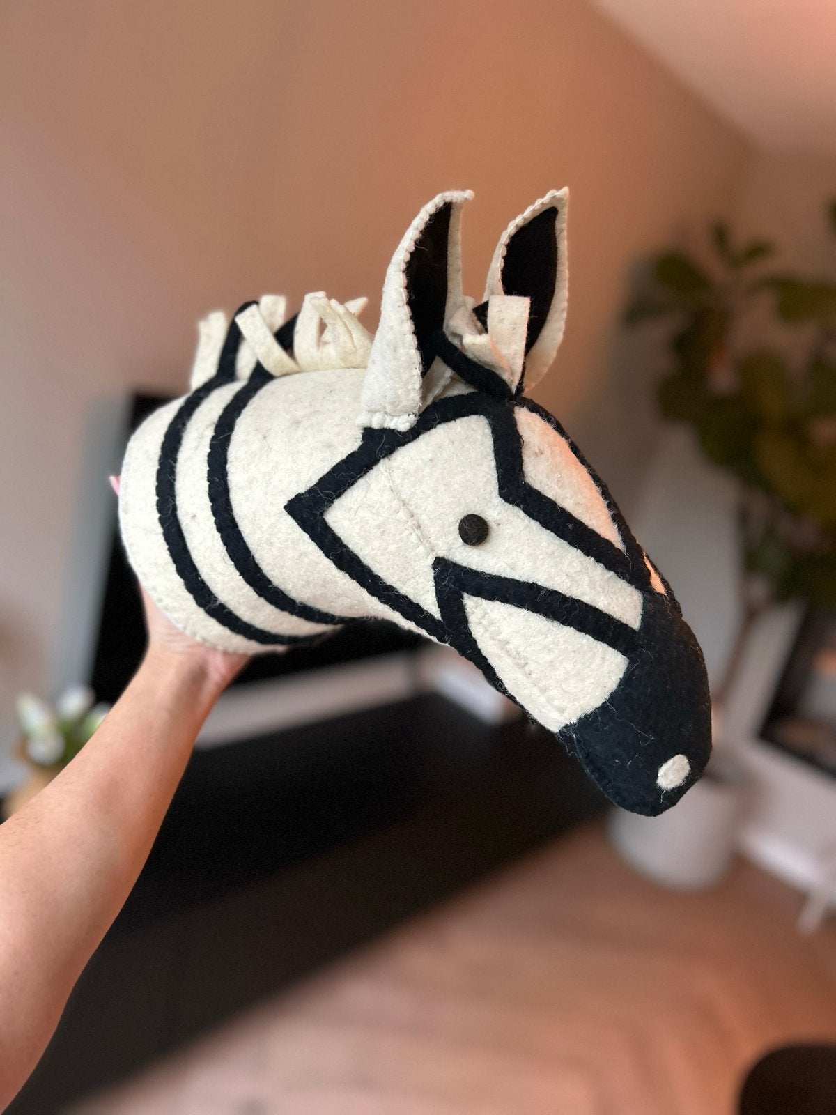 Muur knuffel olifant en zebra nieuw!, Ophalen of Verzenden, Nieuw, Meerkleurig, Textiel