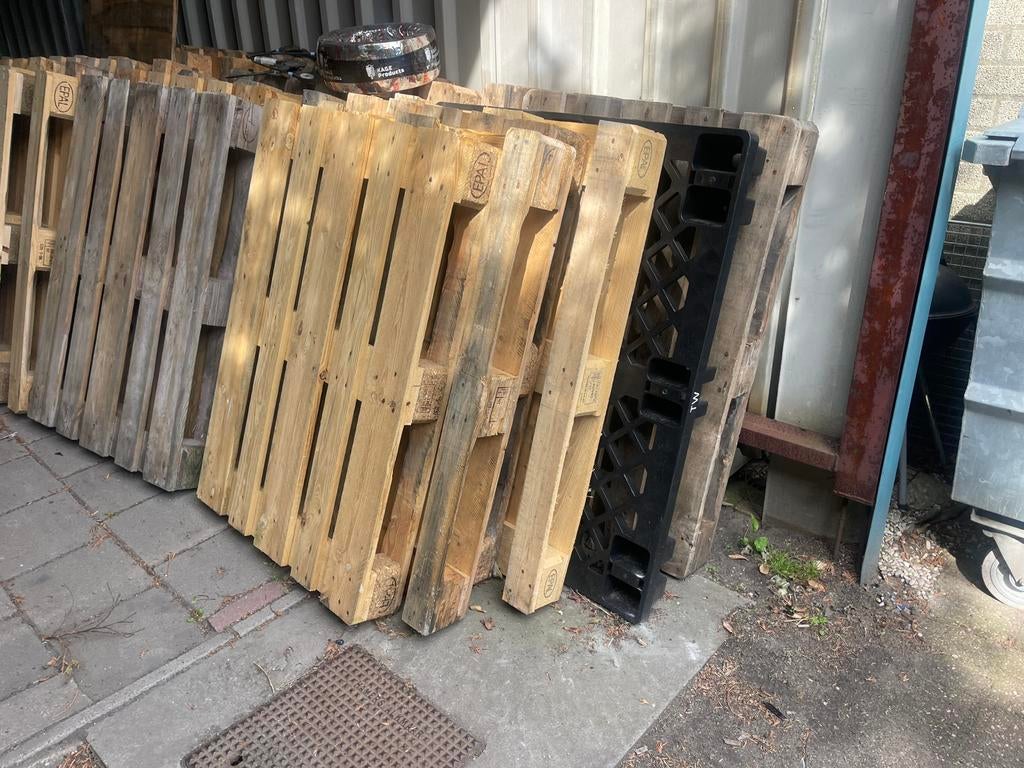 Te koop: Gebruikte europallets, Tuin en Terras, Ophalen, Gebruikt