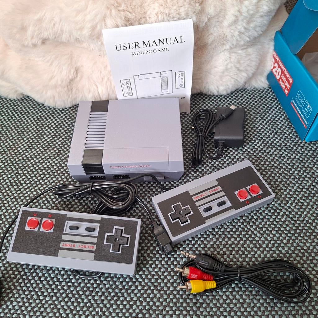 Mini Retro Gaming Console met 620 ingebouwde games, Spelcomputers en Games, Ophalen of Verzenden, Overige merken, Nieuw