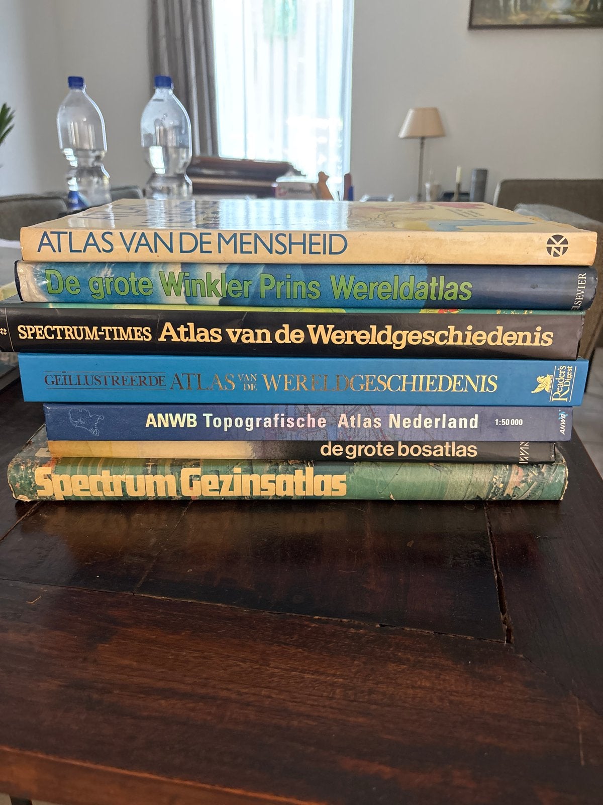 Diverse collectie atlassen en landkaarten, Gelezen, Bosatlas, Ophalen of Verzenden, 1800 tot 2000