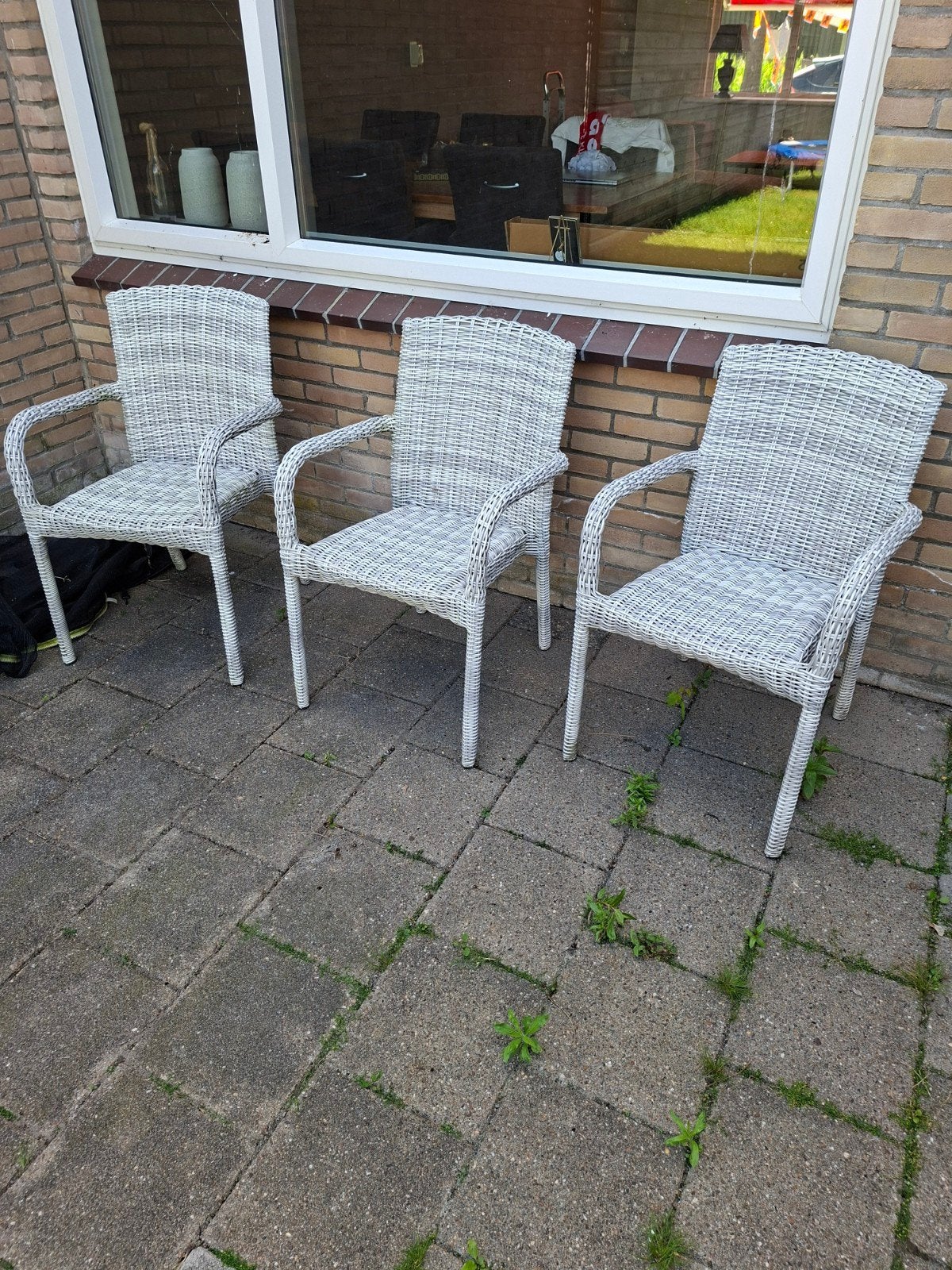 Tuinstoelen 6 stuks, Ophalen of Verzenden, Gebruikt