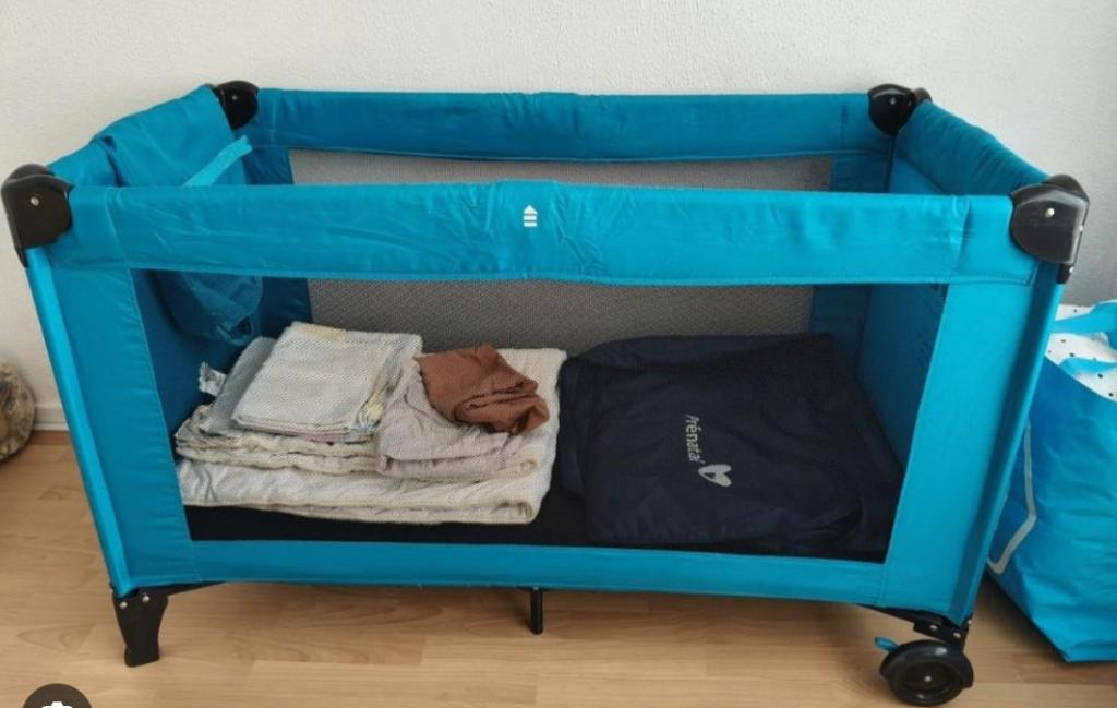 Campingledikantje opvouwbaar., Kinderen en Baby's, Babywiegjes en Ledikanten, Ophalen, Gebruikt, Reisbedje