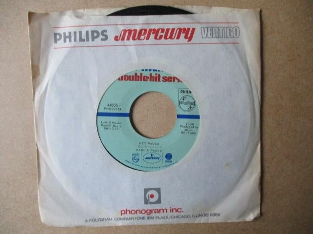 s3912 paul and paula - hey paula, Ophalen, Gebruikt, Overige genres, 7 inch