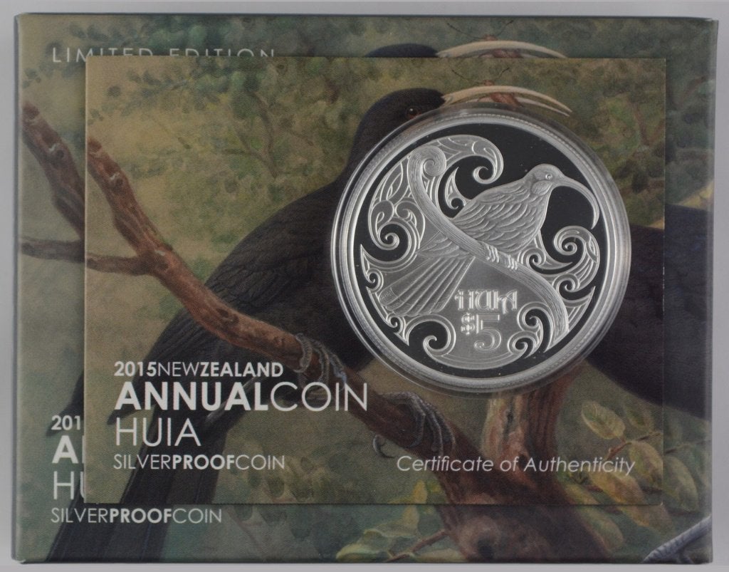 Nieuw Zeeland, 5 Dollar, zilver proof, 2015, 1 oz, ounce, Ophalen of Verzenden, Losse munt, Zilver