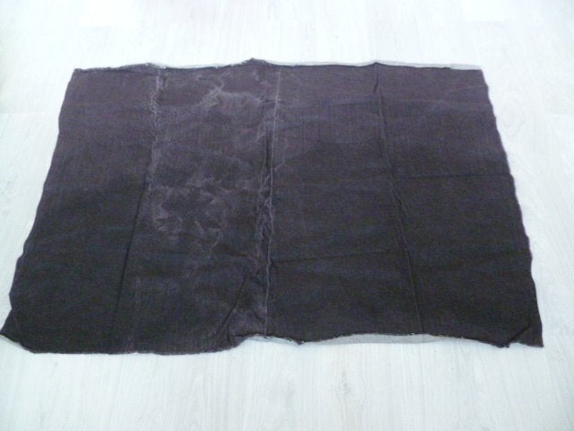 Spijkerstof lap. Donkerbruin. Br. 150 cm. X L. 106 cm., Bruin, 120 cm of meer, Nieuw, Ophalen of Verzenden
