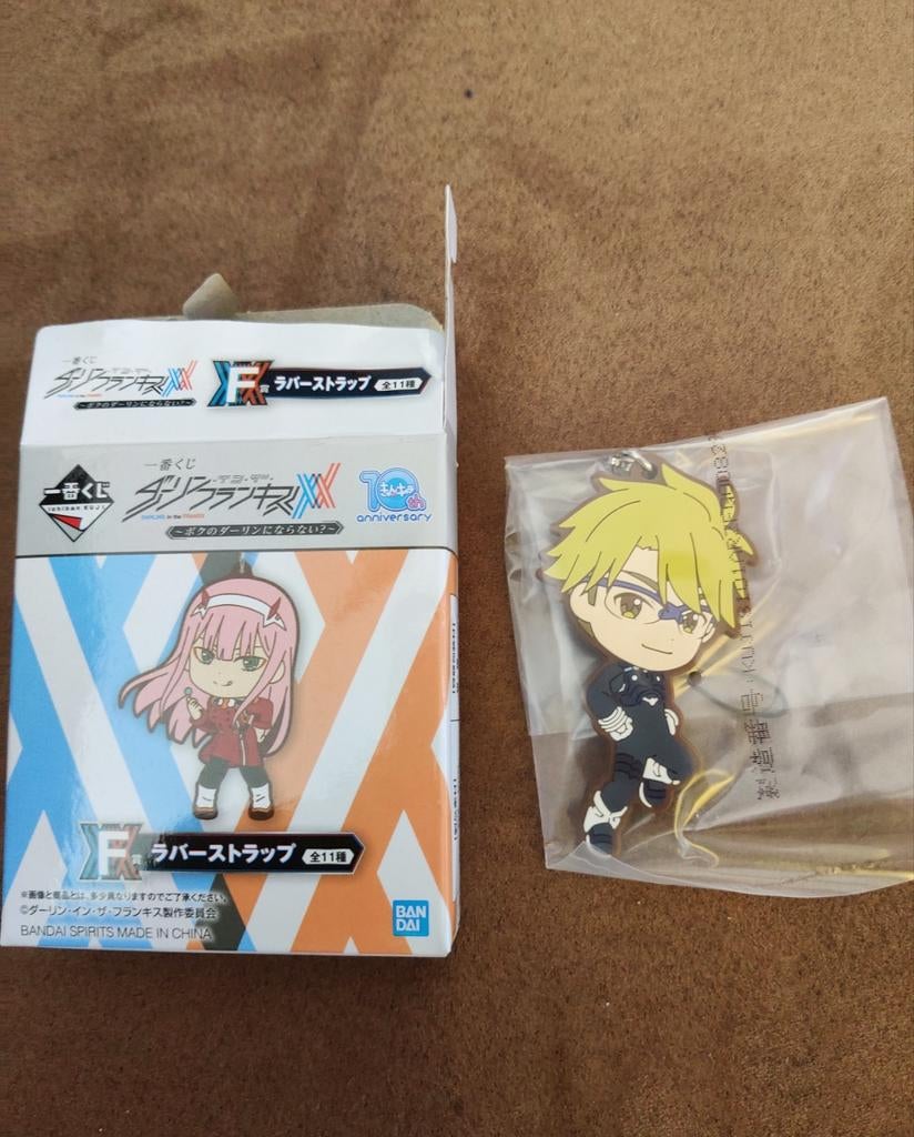 Darling in The Franxx Goro keychain anime figure, Ophalen of Verzenden, Nieuw, Knuffel of Figuurtje
