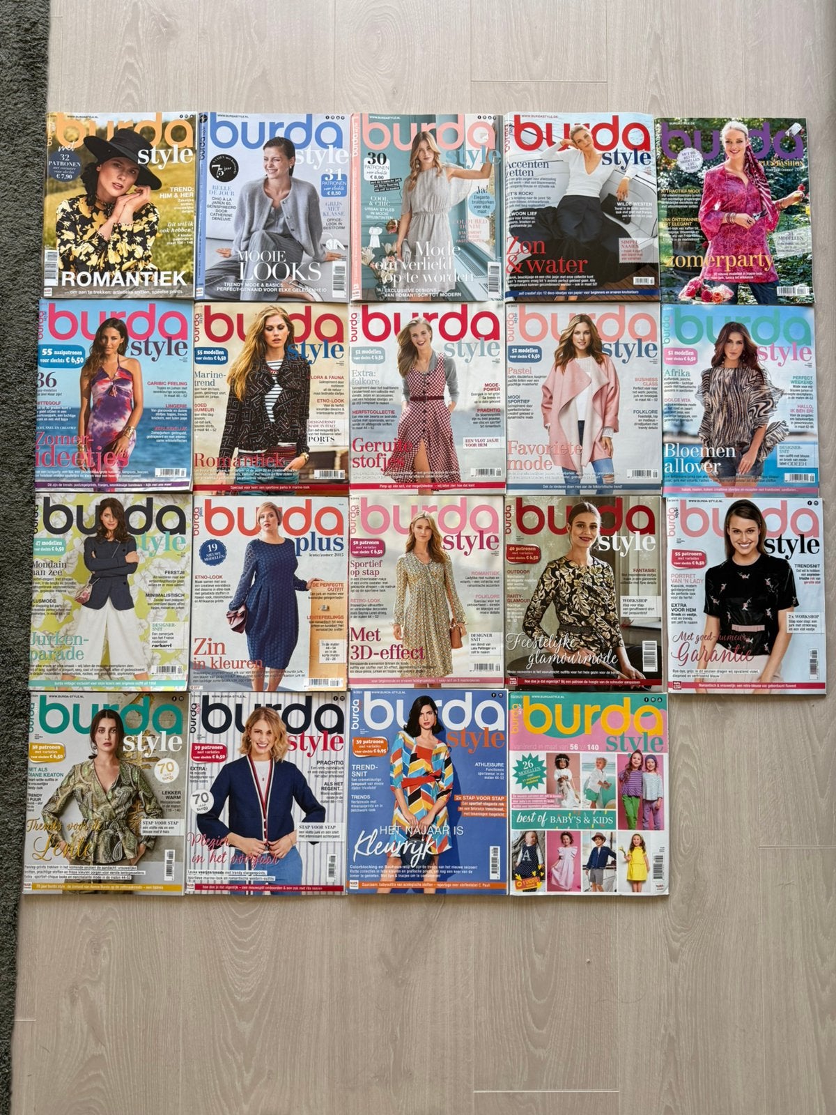 Burda Style 2010-2026 | 19 tijdschriften, Ophalen of Verzenden, Zo goed als nieuw, Vrouw, Burda