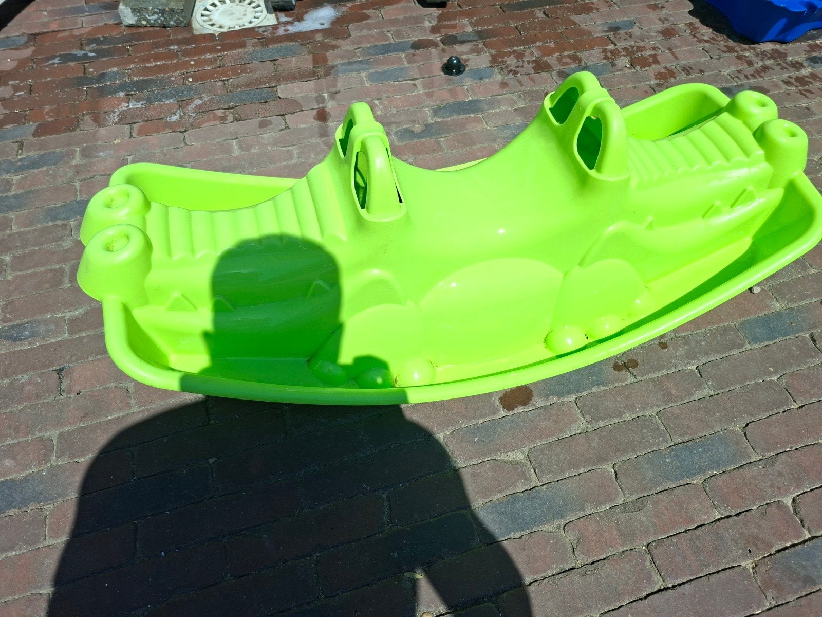 Groene Krokodil Wipwap - Dubbele Schommel, Ophalen of Verzenden, Gebruikt, Overige typen