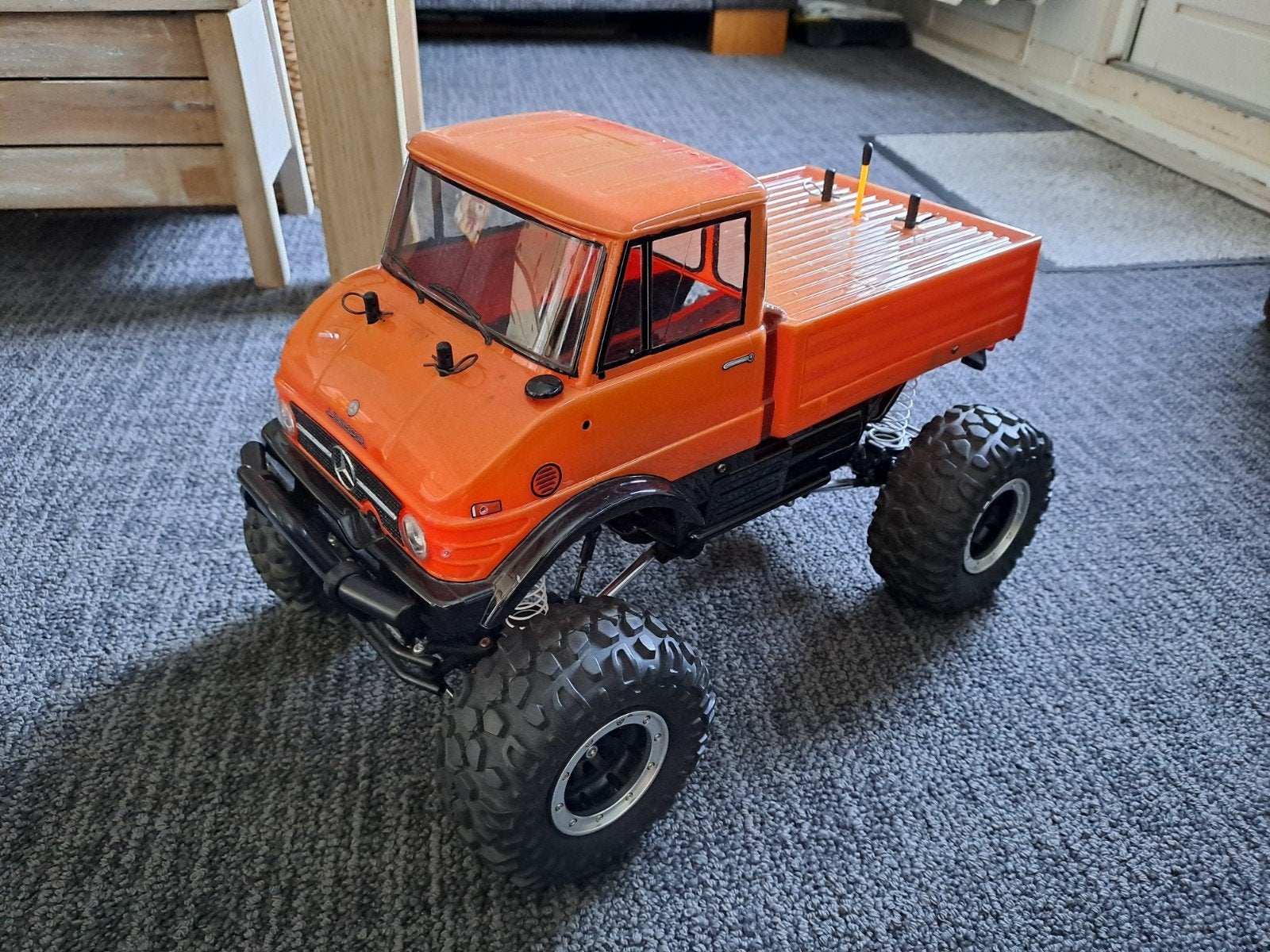 te koop Tamiya., Auto offroad, Zo goed als nieuw, Schaal 1:10, Ophalen