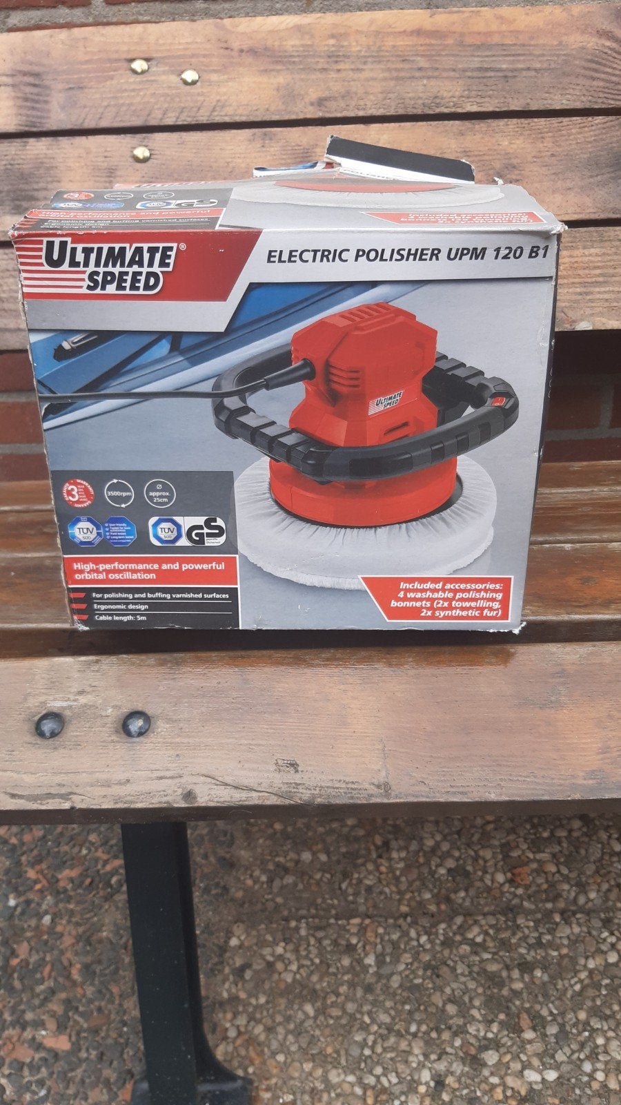 Ultimate Speed Elektrische Polijstmachine UPM 120 B1, Ophalen, Zo goed als nieuw