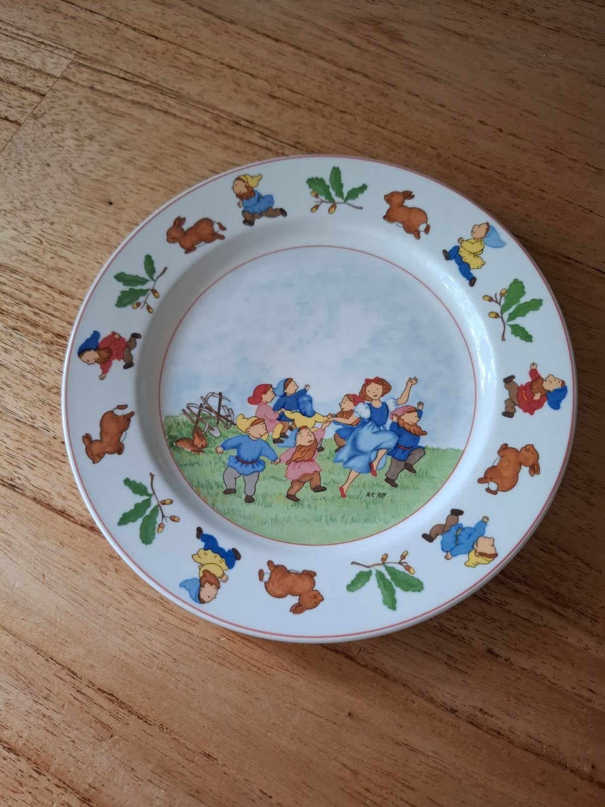 Prachtig retro kinderbord van villeroy & boch, Antiek en Kunst, Ophalen of Verzenden