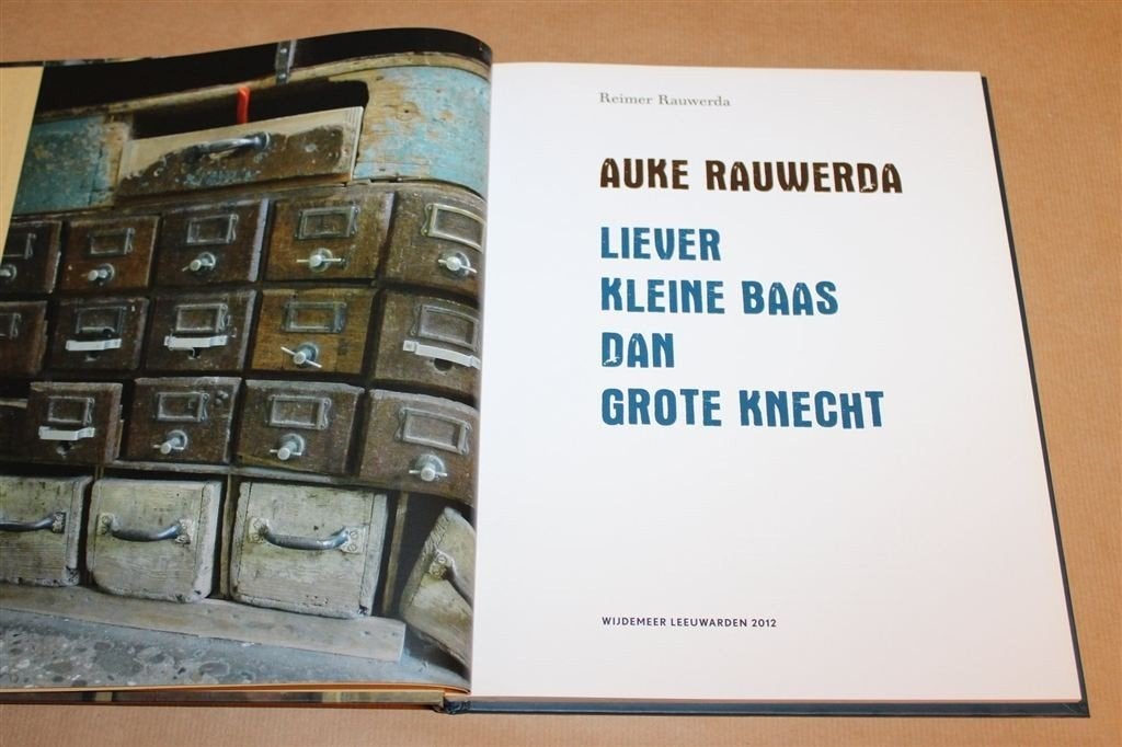 Auke Rauwerda — Biografie van Leeuwarder Ondernemer 2012, Ophalen of Verzenden, Gelezen