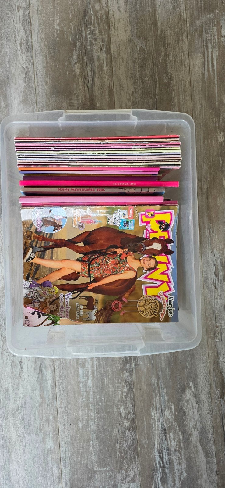Doos vol Penny tijdschriften, Ophalen, Gelezen, Overige typen