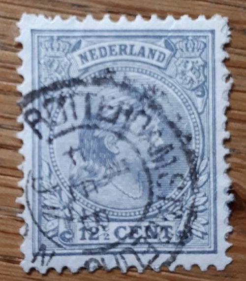 Kleinrond RotterdamStn.Beurs (1612), Verzenden, T/m 1940, Gestempeld