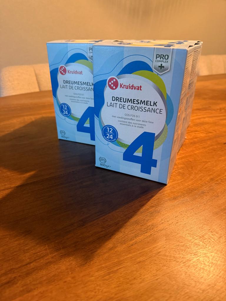 Kruidvat Dreumesmelk 4 (800g) - 5 pakken, Ophalen of Verzenden, Nieuw, Overige typen