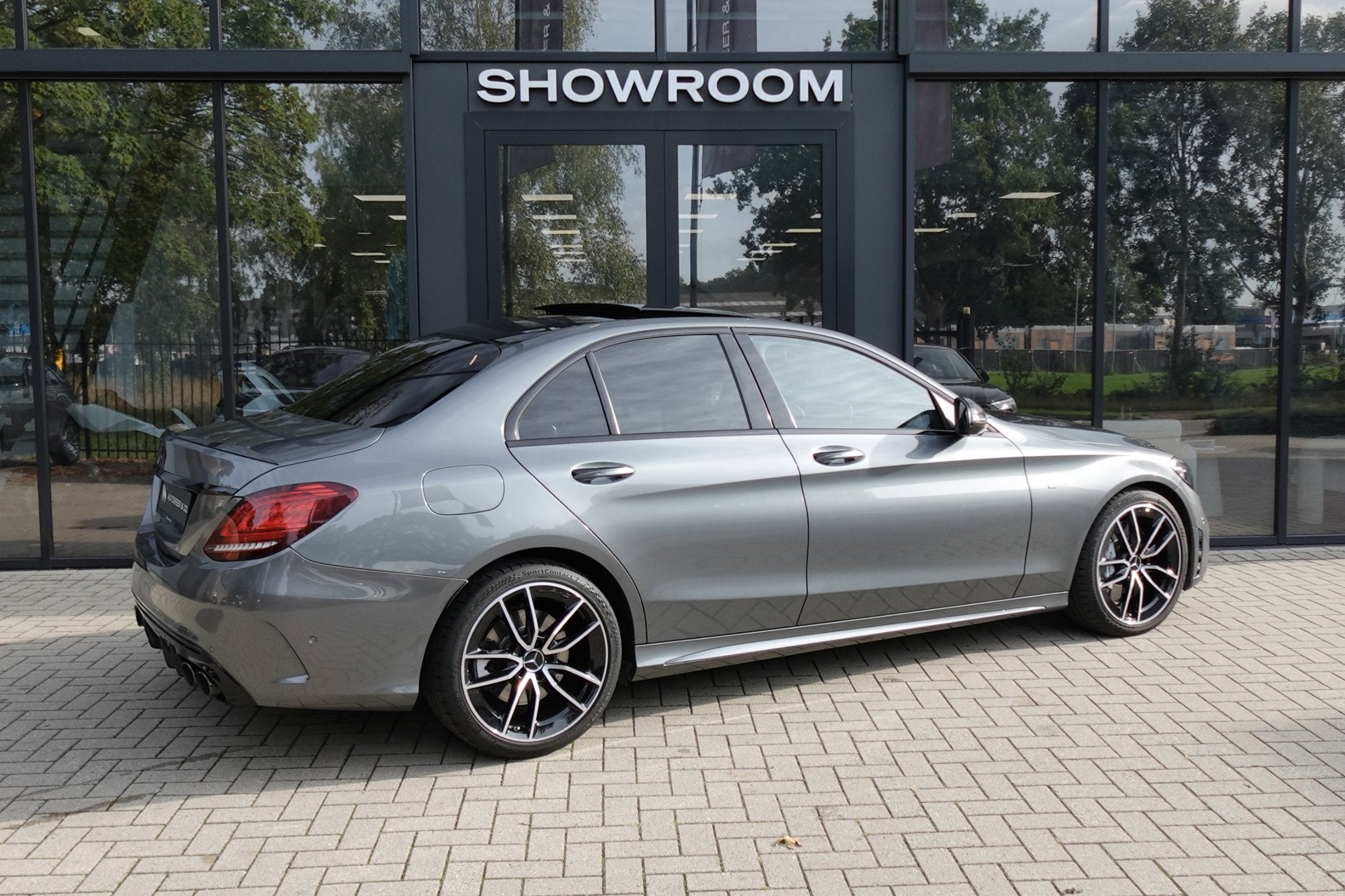 Mercedes-Benz C-klasse 43 4MATIC Premium Plus PANO BURMESTER, Auto's, Automaat, Dealer onderhouden, Adaptive Cruise Control, 390 pk