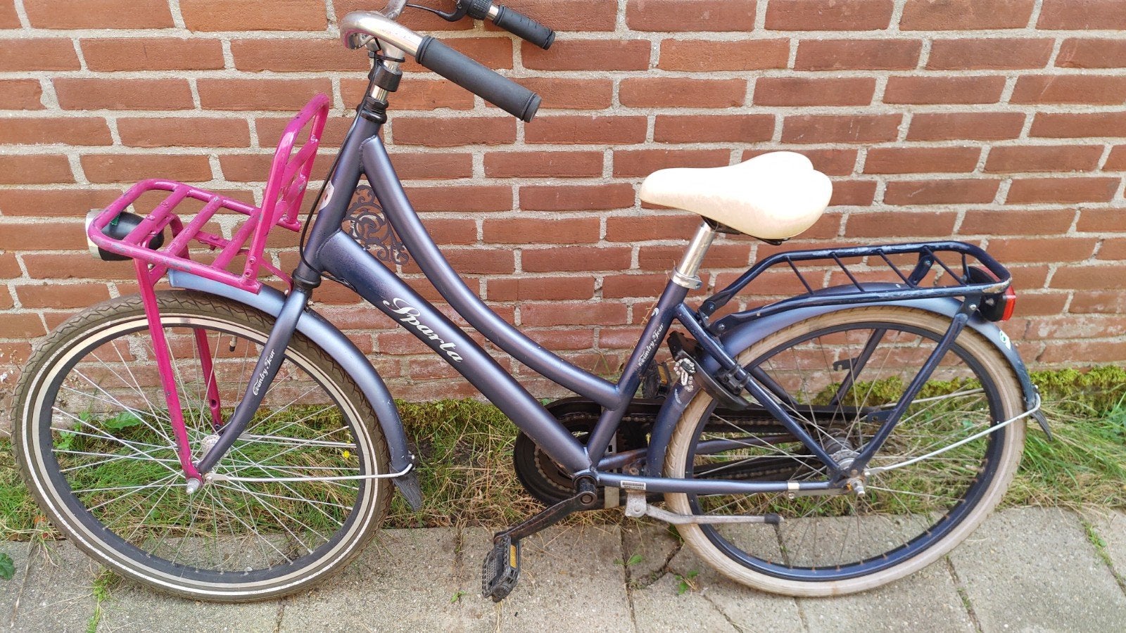 24 inch Sparta fiets met terugtraprem en 3 versnellingen, Fietsen en Brommers, Ophalen, Terugtraprem, Sparta, Versnellingen