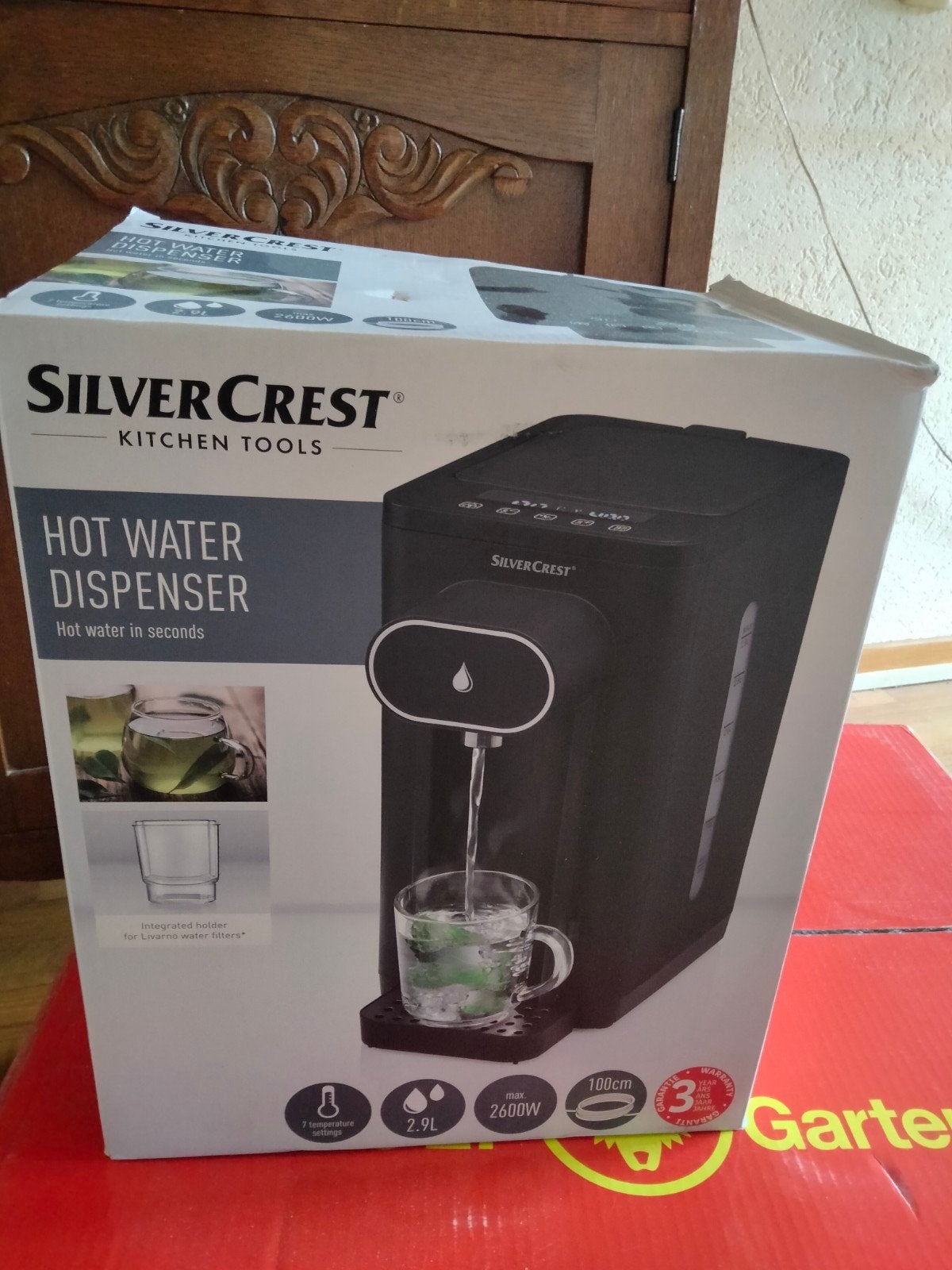 Silvercrest Hot Water Dispenser - Zo goed als nieuw, 2 liter of meer, Ophalen, Zo goed als nieuw