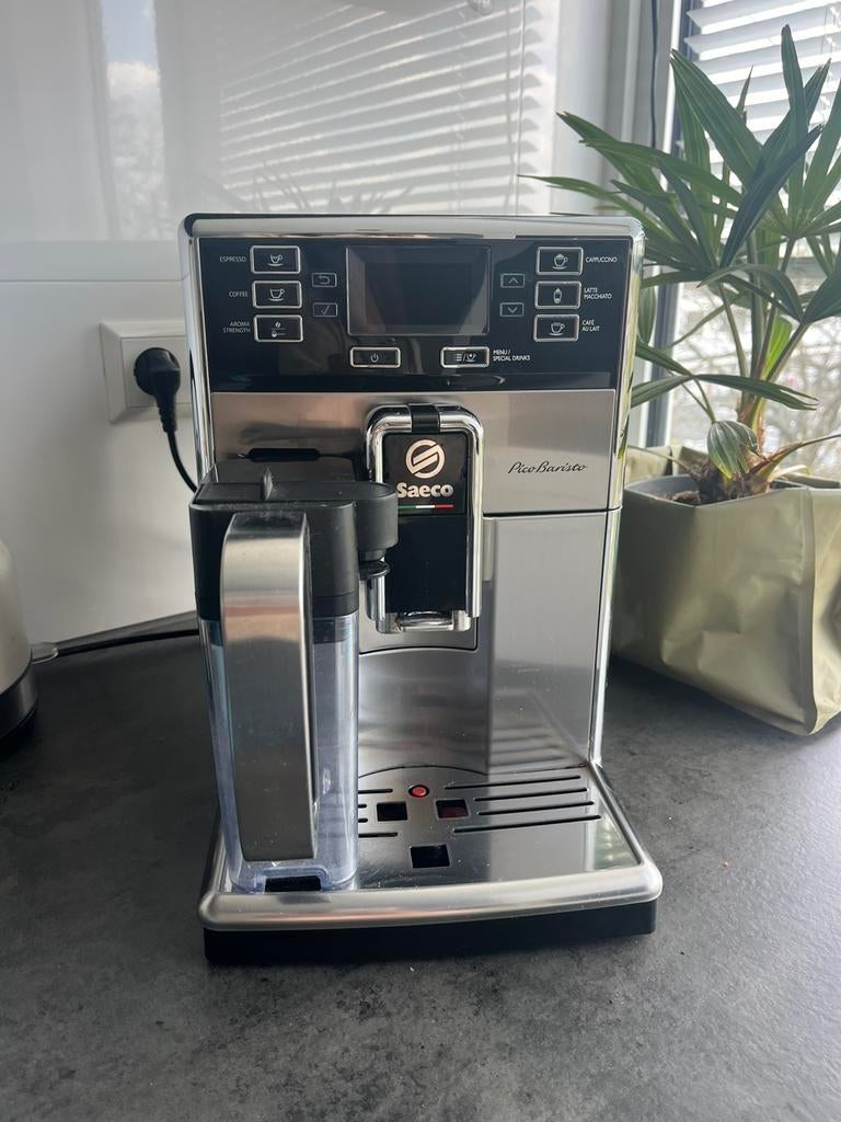 Picobarista saecco volautomaat, Witgoed en Apparatuur, Koffiezetapparaten, Ophalen, Gebruikt, Koffiemachine, Koffiebonen