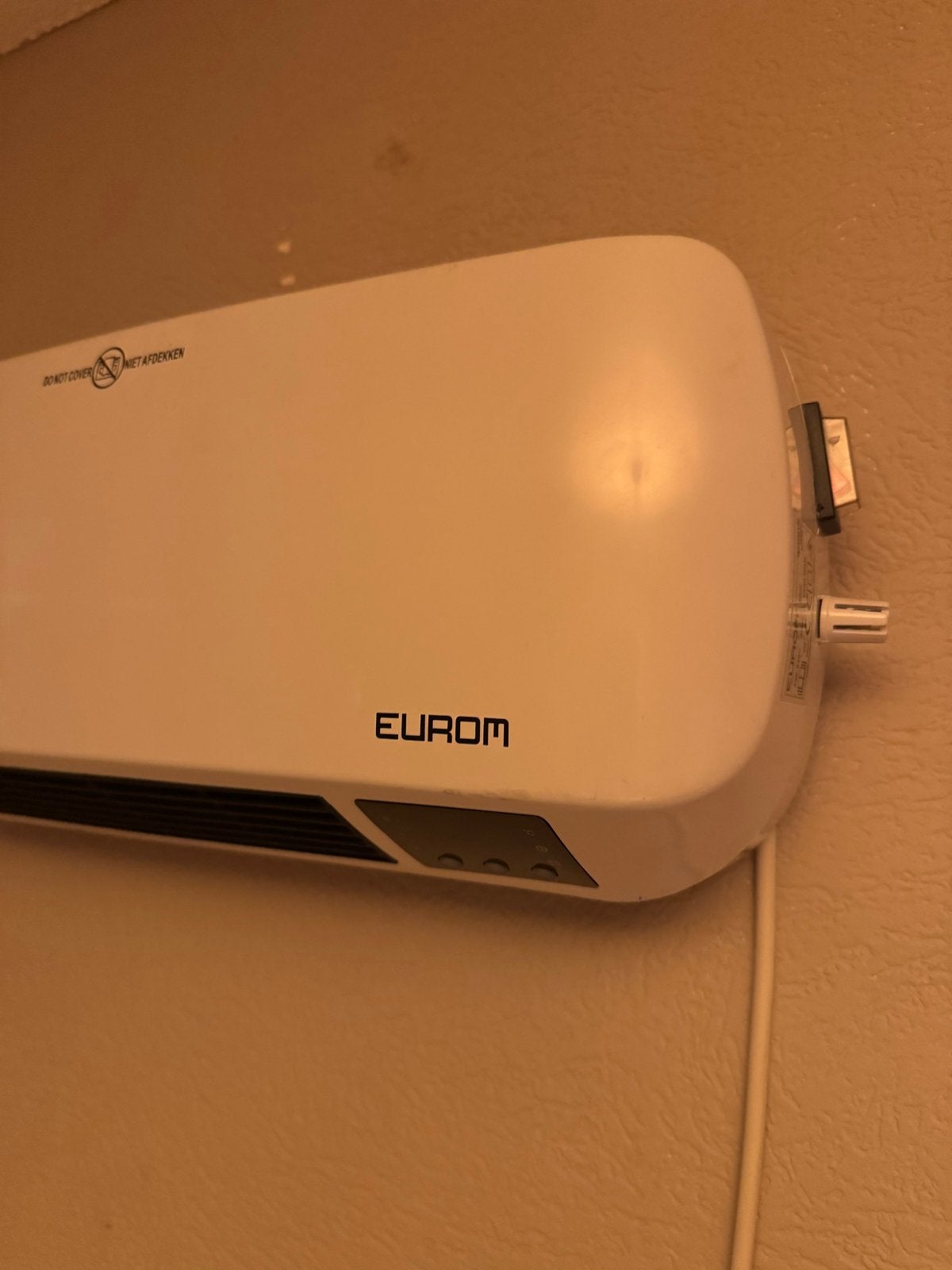 Nieuwe Eurom elektrische wandkachel in doos, Ophalen, Nieuw, Kachel
