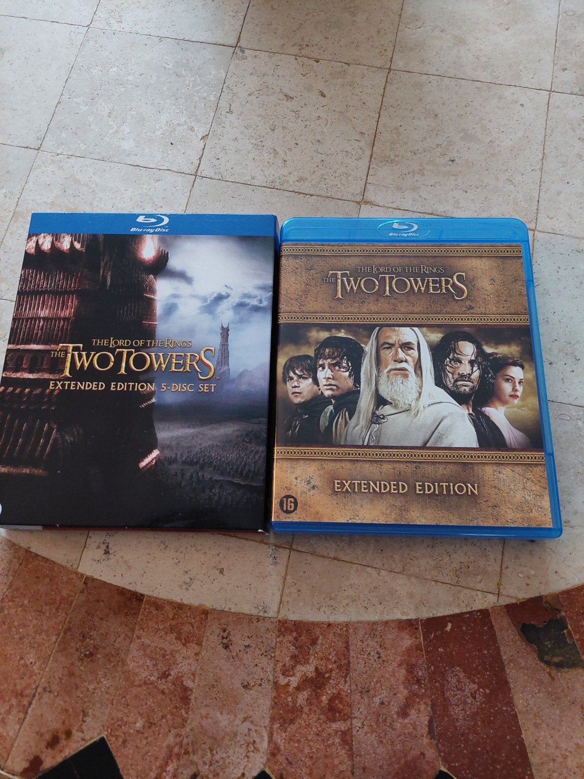 Lord of the Rings: The Two Towers Extended Edition Blu-ray, Cd's en Dvd's, Boxset, Engels, Vanaf 16 jaar, Film