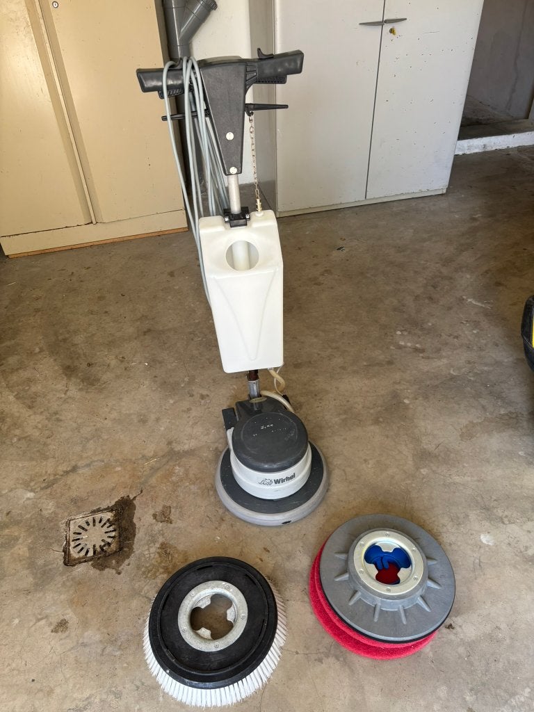 schrobmachine, Ophalen, Gebruikt, Schrobmachine