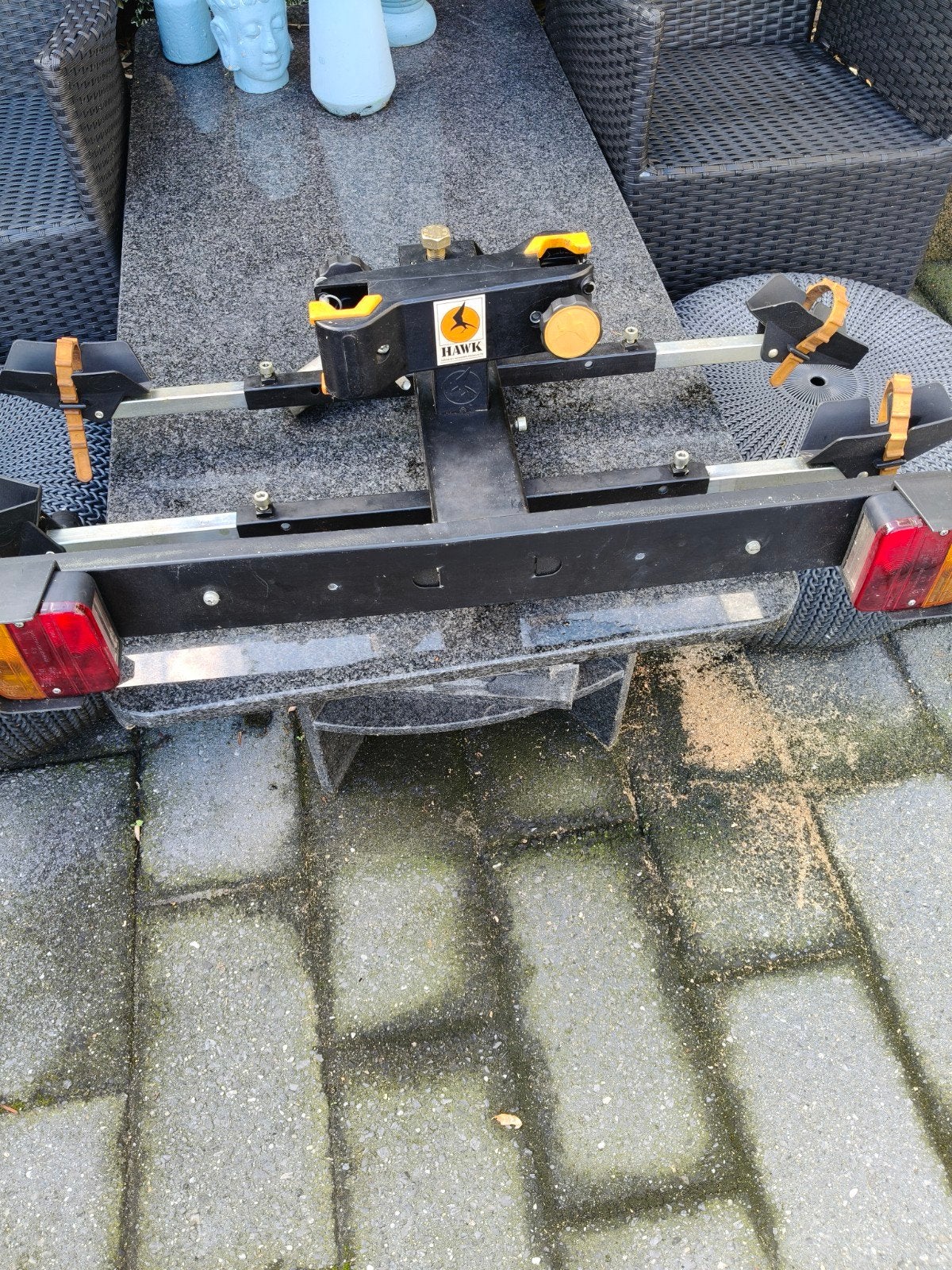 Fietsendrager., Ophalen, Gebruikt, Trekhaakdrager