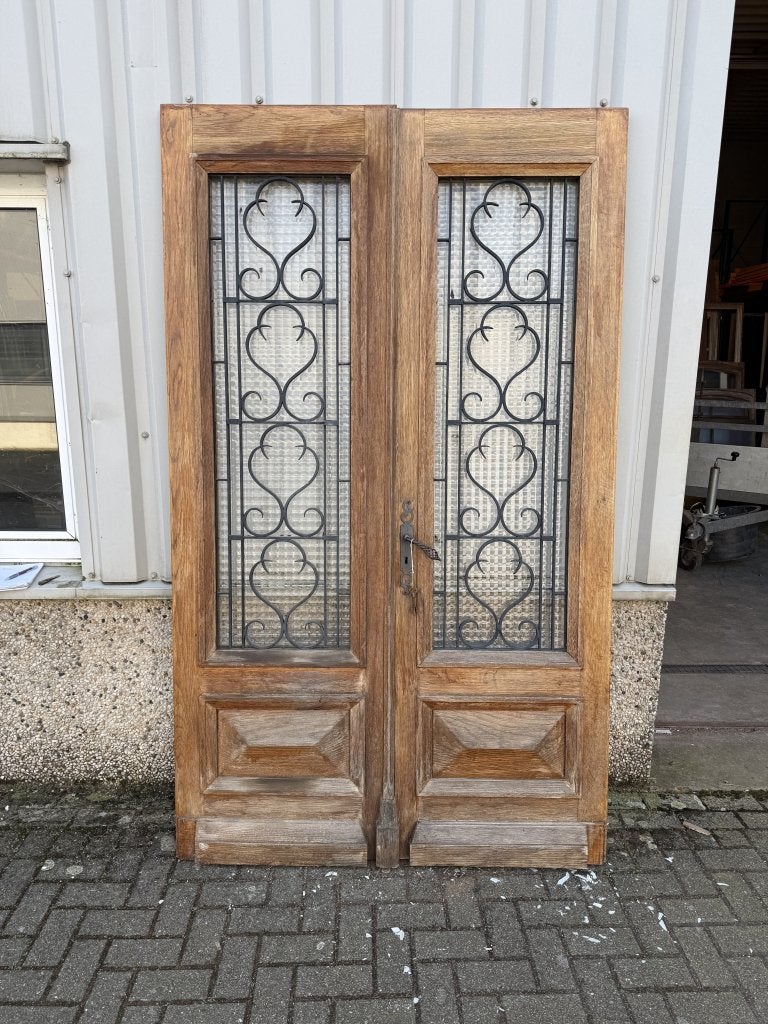 Prachtige antieke eiken dubbele voordeur, Doe-het-zelf en Verbouw, Deuren en Horren, La belle porte, Jurgen.hoogenboezem@gmail.com